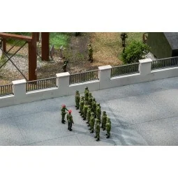 Faller 144120 Model Kit, Barracks Fence - Faller_144120