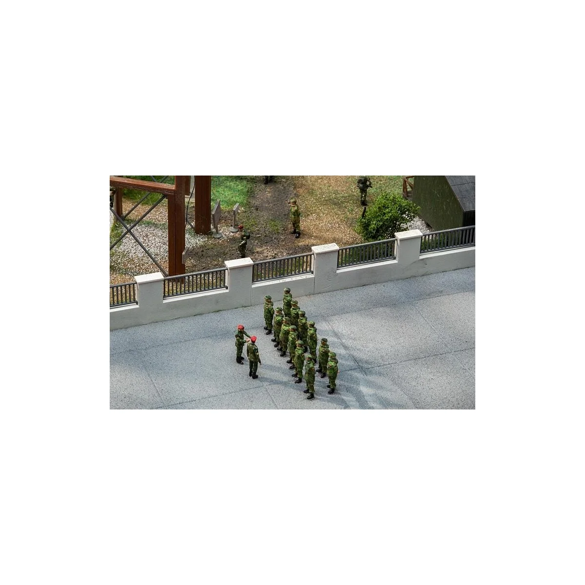 Faller 144120 Model Kit, Barracks Fence - Faller_144120