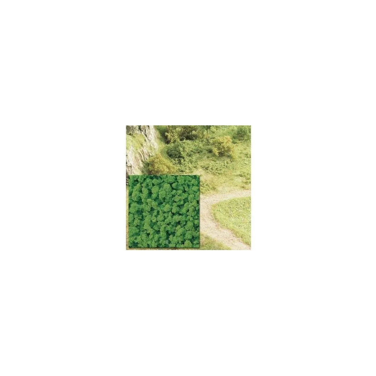 Busch 7367 Foam flocking, light green bush - Busch - Busch_7367 Busch 7367 Foam flocking, light green bush - Busch - Busch_7367