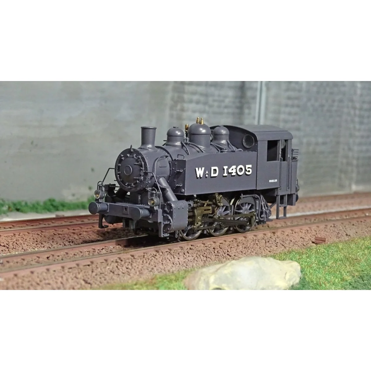 Ree Modeles MB041S Locomotive à vapeur 030 TU WD-1405 Brussels, War Department, digitale sonore, fumigène Ree Modeles MB-041.S -