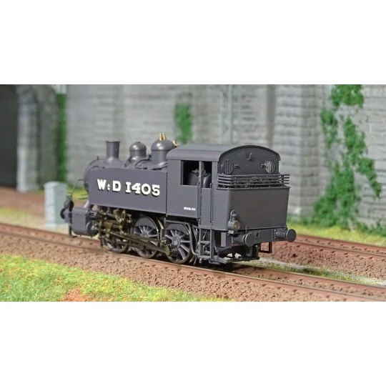 MB-041.S-Ree Modeles MB041S 030 TU Steam Locomotive WD-1405 Brussels, War Department, digital sound, smoke generator