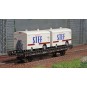 WB-636-Ree models WB636 UFR Biporteur HR brown wagon, STEF refrigerated trailers