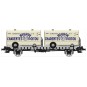 WB-637-Ree models WB637 UFR Biporteur HR brown wagon, refrigerated trailers Beurre CHARENTES-POITOU