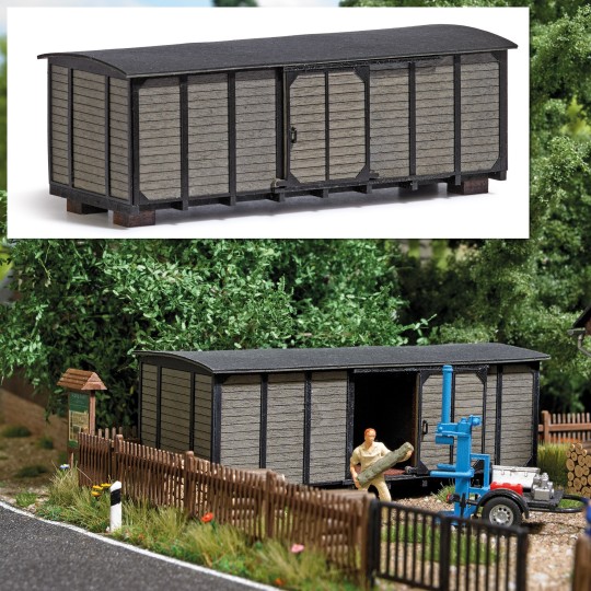 Busch_1986-Busch 1986 Temporary storage, decommissioned freight wagon body