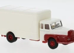 Sai 2950 Unic ZU 122 Izoard truck, panel van, white and red - Sai -...