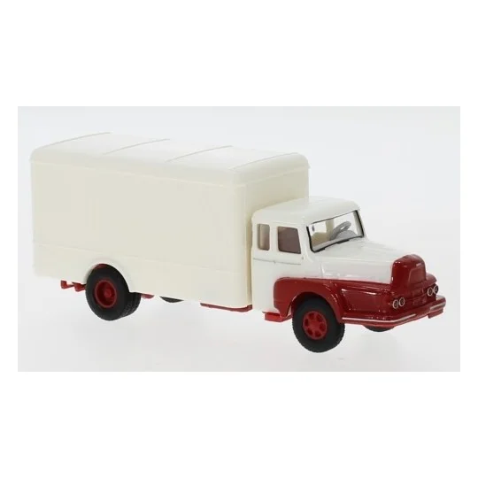 Sai_2950-Sai 2950 Unic ZU 122 Izoard truck, panel van, white and red