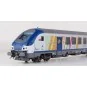 Lsm_41231DC-LS Models 41231DC Set de 3 voitures TER Alsace, voiture pilote, SNCF, logo carmillon, éclairage