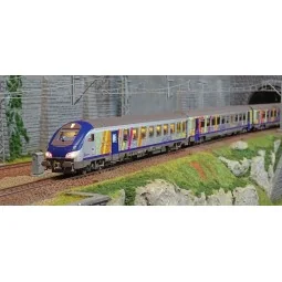 LS Models 41231DC Set of 3 TER Alsace coaches, driving trailer, SNC...