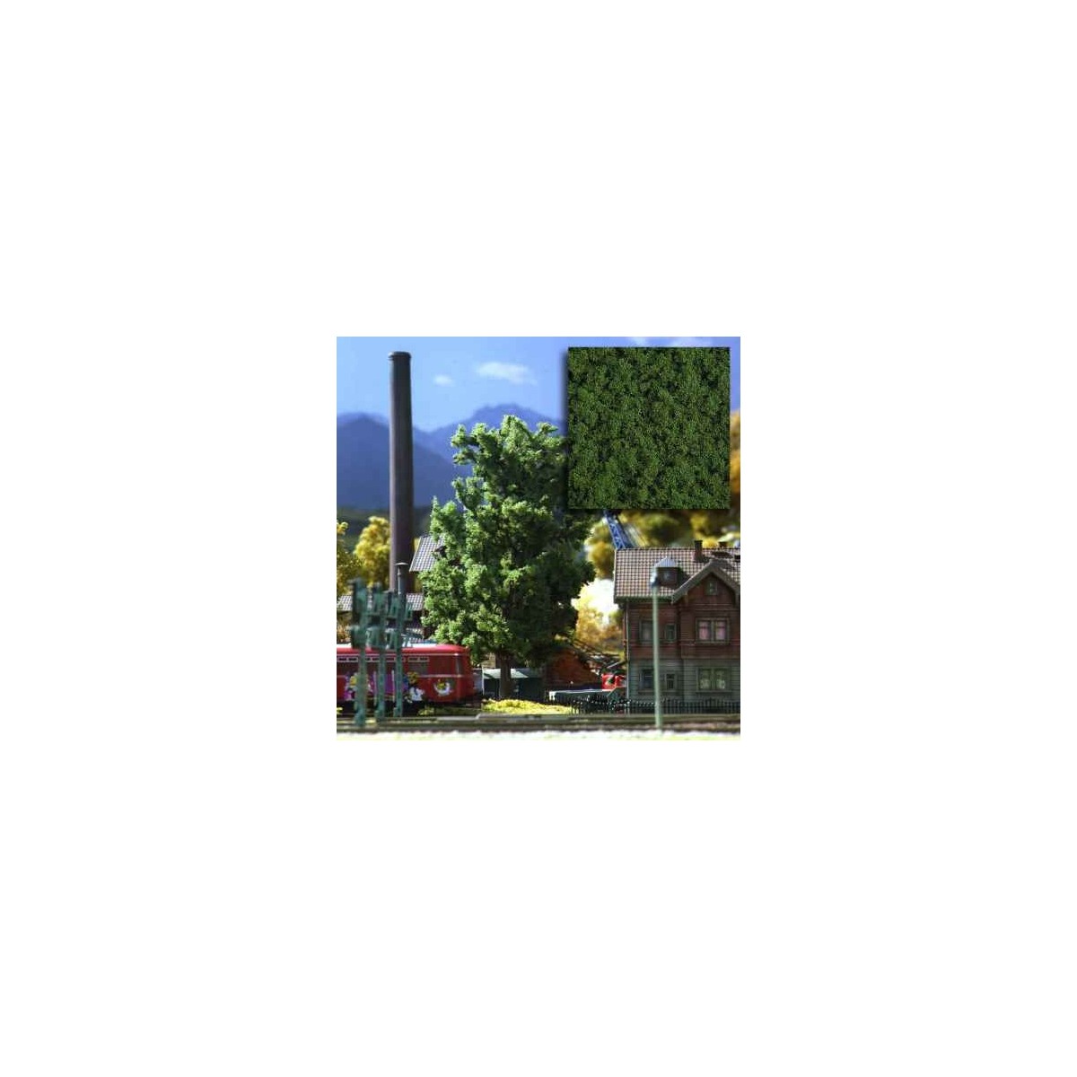 Busch 7317 Foam flocking, spring green foliage - Busch - Busch_7317