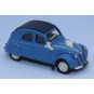 Sai_6025-SAI 6025 Citroën 2 CV 1958, AZLP 1958, glacier blue, top closed, "wedding car with flowers"