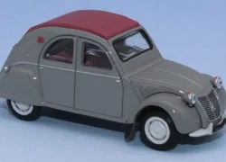 SAI 6002 Citroën 2CV 1958, AZLP 1958, grey, with a garnet red soft ...