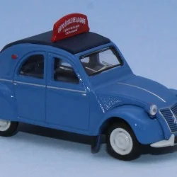 SAI 6021 Citroën 2 CV 1958, AZLP 1958, bleu glacier, capote fermée, Auto école de la gare Sai Sai_6021 - 1