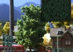 Busch 7319 Foam flocking, dark green foliage