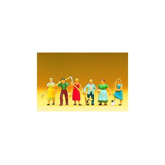 Preiser_10040-Preiser 10040 Figures, Peasants