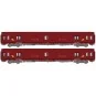 LS Models 40444 Set of 2 UIC Postal Cars, Brown PTT, PA UIC + PA UIC Lsm_40444-LS Models 40444 Set of 2 UIC Postal Cars, Brown PTT, PA UIC + PA UIC