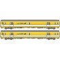 Lsm_40445-LS Models 40445 Set of 2 UIC postal coaches, yellow/white, grey roof, UIC PA + UIC PA