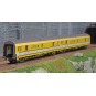Lsm_40445-LS Models 40445 Set of 2 UIC postal coaches, yellow/white, grey roof, UIC PA + UIC PA