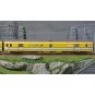 Lsm_40446-LS Models 40446 Set de 2 voitures Postales UIC, jaune/blanche, toit gris, inscription PTT, PA UIC + PA UIC