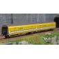 Lsm_40447-LS Models 40447 Set of 2 UIC postal coaches, yellow/white, grey roof, PTT markings, Pe UIC + Pe UIC