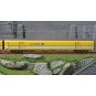 Lsm_40447-LS Models 40447 Set of 2 UIC postal coaches, yellow/white, grey roof, PTT markings, Pe UIC + Pe UIC