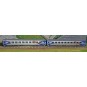 Trix_18211-MiniTrix 18211 Set of 2 "Cruise" long-distance passenger cars, SNCF, N scale