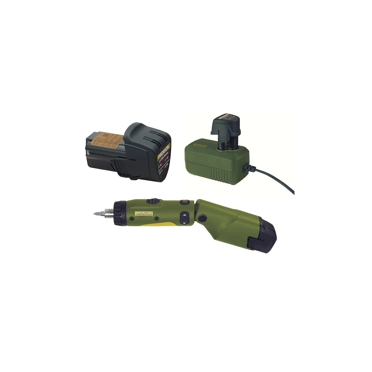 KS/A - Tournevis, visseuse articulé électrique sans fil + Chargeur + Batterie Proxxon Proxxon PRX-29840 - 1 KS/A - Tournevis, visseuse articulé électrique sans fil + Chargeur + Batterie Proxxon Proxxon PRX-29840 - 1