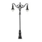 Faller_180206-Faller 180206 Eclairage, Réverbère de parc LED, double lampe boule suspendue 7.5cm, avec LED