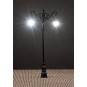 Faller_180206-Faller 180206 Lighting, LED Park Lamp, Double Hanging Ball Lamp 7.5cm , with LED