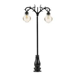 Faller 180207 Lighting, LED Park Lamp, Double Hanging Ball Lamp 7.5...