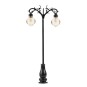 Faller_180207-Faller 180207 Lighting, LED Park Lamp, Double Hanging Ball Lamp 7.5cm , with LED