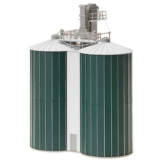 Faller 120260 Model Kit, Double Silo - Faller - FALLER_120260 FALLER_120260-Faller 120260 Model Kit, Double Silo - FALLER_120260