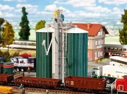 Faller 120260 Model Kit, Double Silo - Faller - FALLER_120260