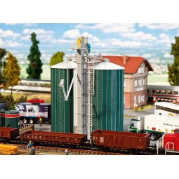 Faller 120260 Model Kit, Double Silo - Faller - FALLER_120260