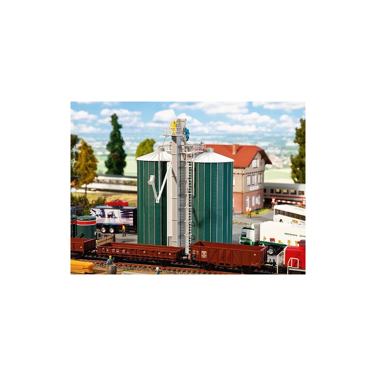 Faller 120260 Maquette, double silo Faller Faller_120260 - 1
