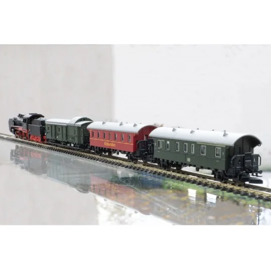 Marklin_81874-Marklin 81874 Passenger Train Starter Set - Museum, Steam Locomotive, Z Scale