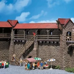 Faller 130403 Model Kit, 2 Towers and Ramparts - Faller - Faller_13...