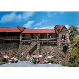 Faller 130403 Model Kit, 2 Towers and Ramparts - Faller - Faller_13...