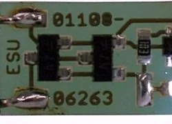 ESU 50704 LED cab lighting mounting plate, wired