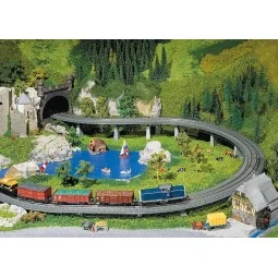 Faller 120471 Model, Single-track ramp R: 437.5mm - Faller - Faller...