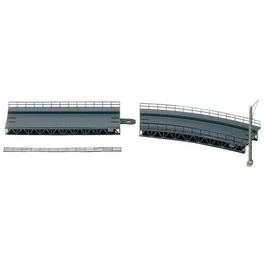 Faller_120471-Faller 120471 Model Kit, Single-track Ramp R: 437.5mm