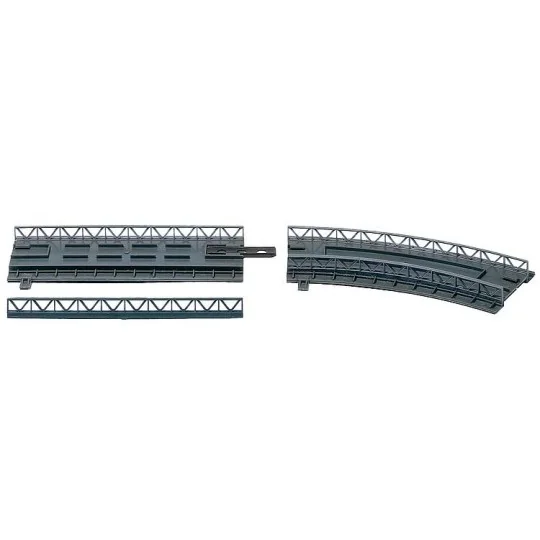 Faller_120471-Faller 120471 Model Kit, Single-track Ramp R: 437.5mm