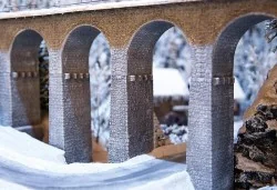 FALLER 546, élément de viaduc courbe Neuf BO 1/87 HO