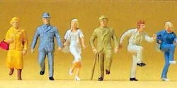 Preiser 14132 Figures, going up and down the stairs - Preiser - PRE...