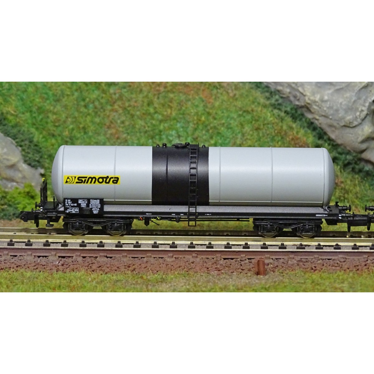 REE Modeles NW241 Set de 2 wagons citernes ANF longues, Transport d’engrais liquides, SNCF, SIMOTRA, N- 1/160 Ree Modeles NW-241