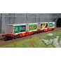 Trix_24509-Trix 24509 Set of 2 container wagons, DB AG, "Carlsberg und Tuborg"