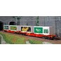 Trix_24509-Trix 24509 Set of 2 container wagons, DB AG, "Carlsberg und Tuborg"