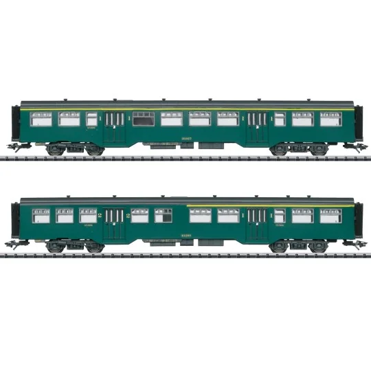 Trix 23222 Set de 2 voitures voyageurs M2, SNCB / NMBS, éclairage intérieur Trix Trix_23222 - 5 Trix_23222-Trix 23222 Set de 2 voitures voyageurs M2, SNCB / NMBS, éclairage intérieur