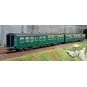 Trix 23222 Set de 2 voitures voyageurs M2, SNCB / NMBS, éclairage intérieur Trix Trix_23222 - 2 Trix_23222-Trix 23222 Set de 2 voitures voyageurs M2, SNCB / NMBS, éclairage intérieur
