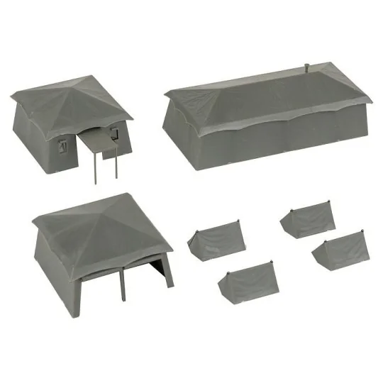Faller 144108 Model Kit, Military Tents Faller_144108-Faller 144108 Model Kit, Military Tents
