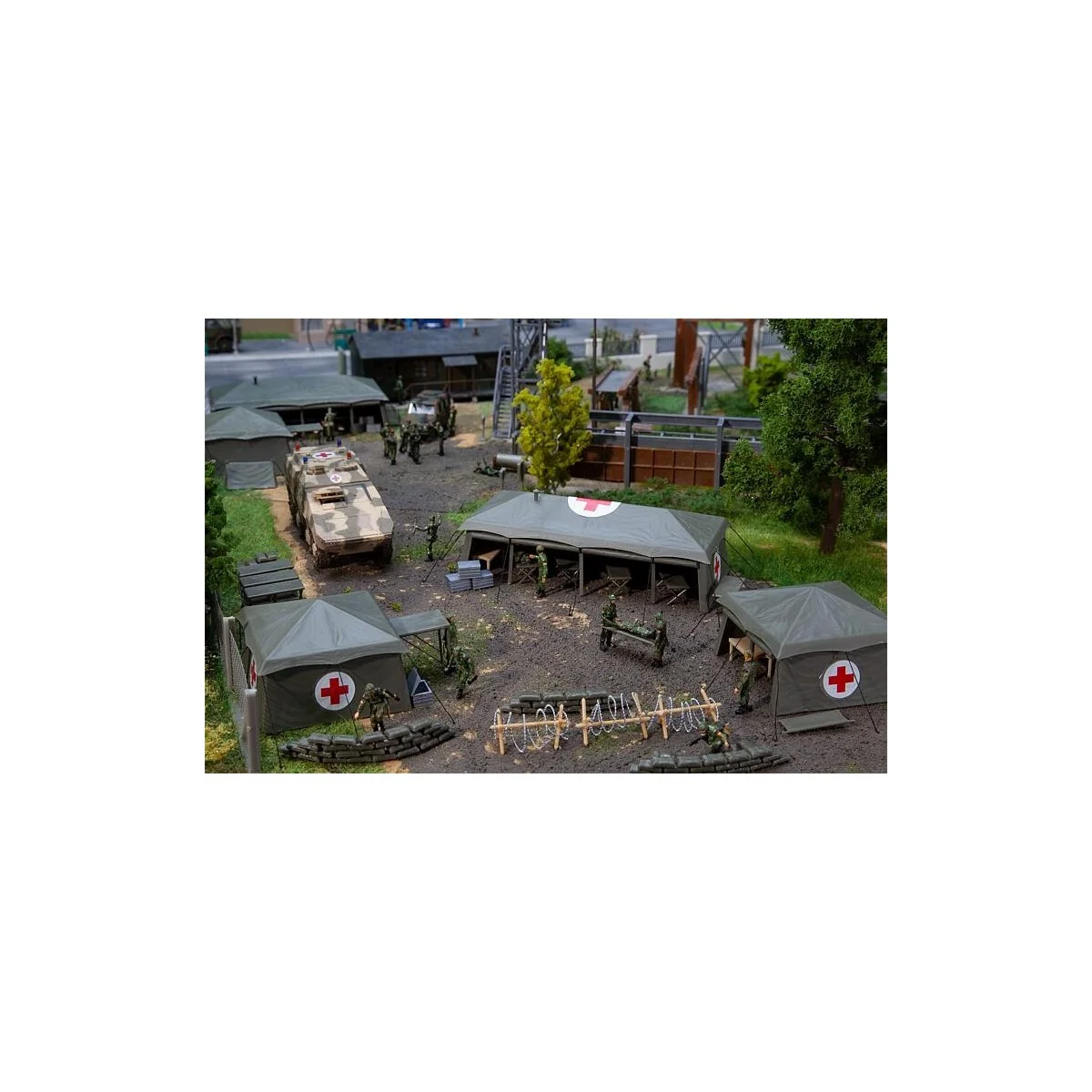 Faller 144109 Maquette, Tentes infirmeries Faller Faller_144109 - 1 Faller 144109 Maquette, Tentes infirmeries Faller Faller_144109 - 1